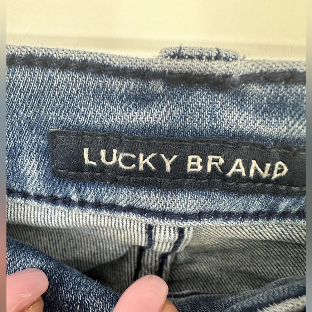 *Lucky Brand Straight Leg Jeans Womens 4 27 R - Picture 2 of 6